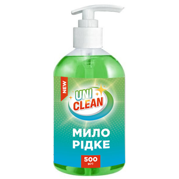 Мило рідке з дозатором 500мл "Манго-Алое" UNICLEAN